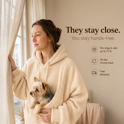 PupPouch™ Carrier Hoodie — Keep Them Close, Always