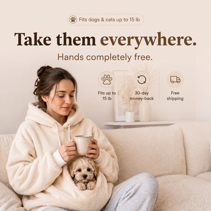 PupPouch™ Carrier Hoodie — Keep Them Close, Always
